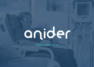 Anider : identité visuelle pour un acteur majeur de la dialyse en France