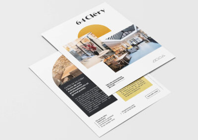 64 Cléry : identité visuelle sur mesure pour un lieu collaboratif cuir à Paris