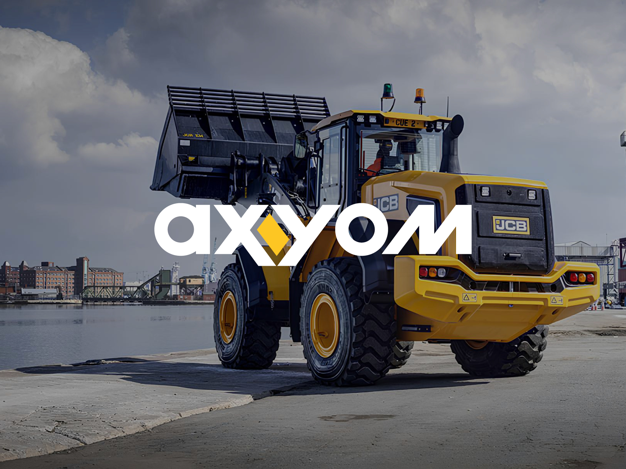 Axyom : Identité et site internet pour expert en location d’engins en Normandie