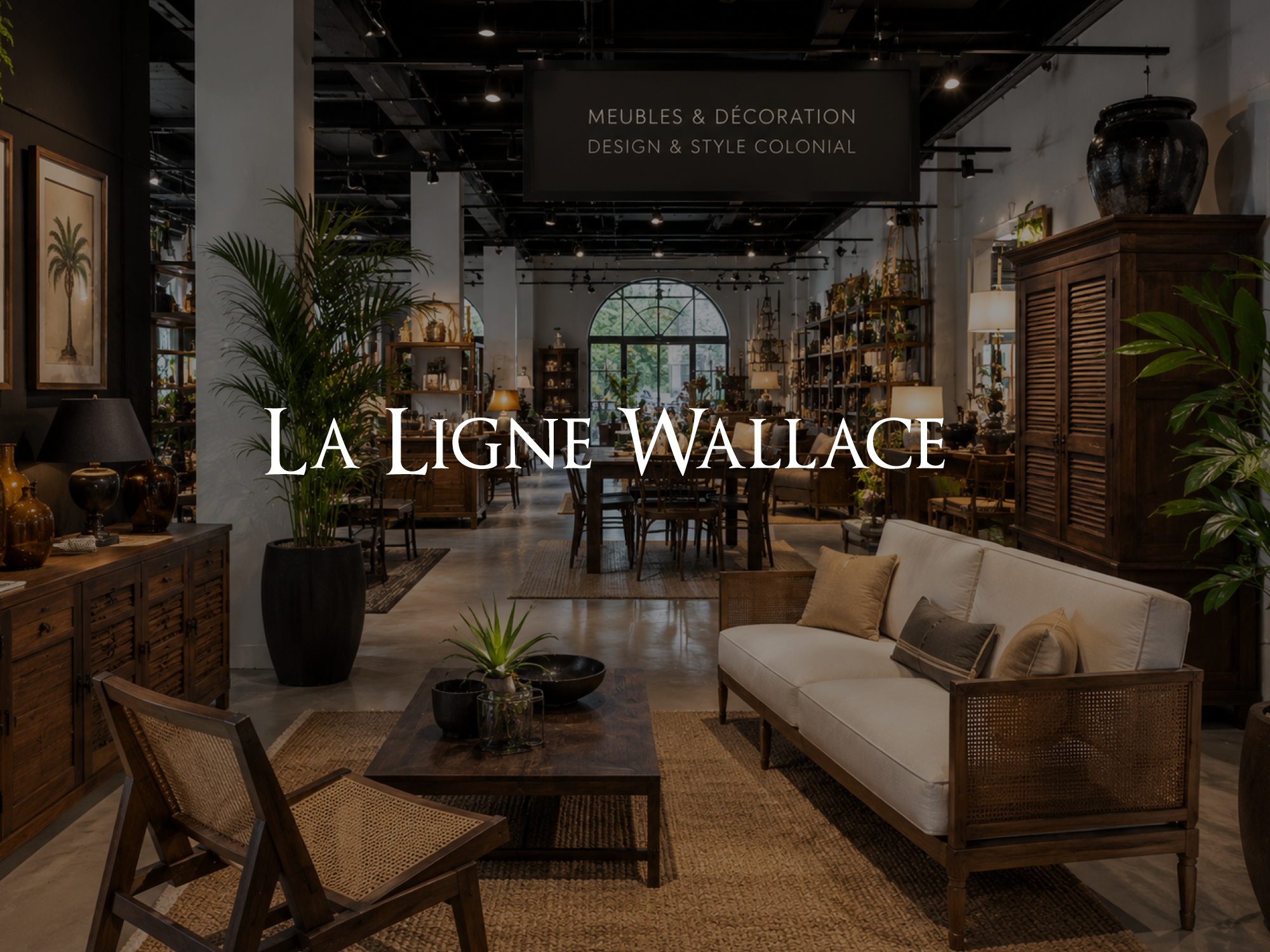 La Ligne Wallace : Identité de marque et campagne publicitaire pour une maison de création parisienne